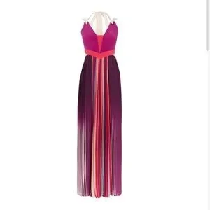 Karen Millen Dresses Karen Millenpurple Pleated Colour Block